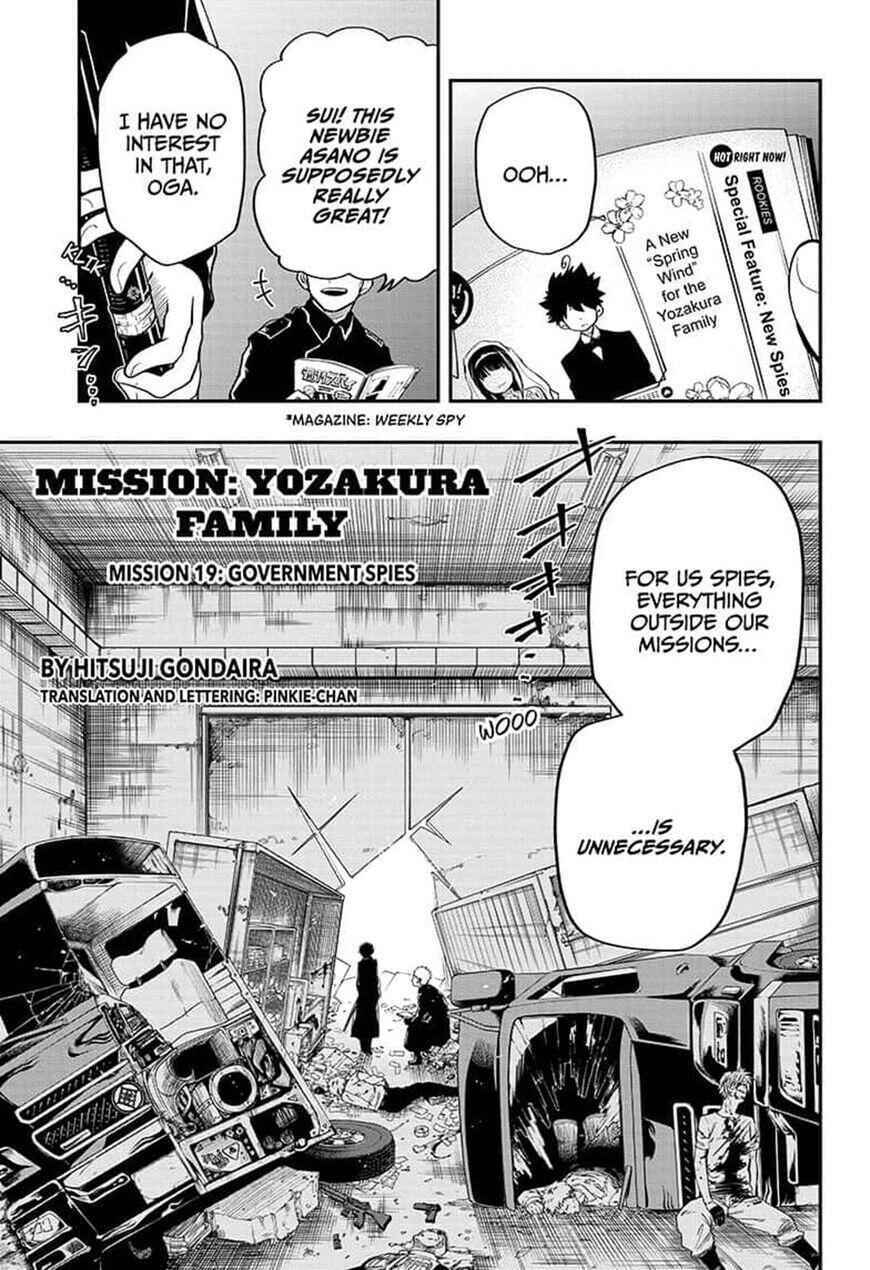 Mission: Yozakura Family Chapter 19 1